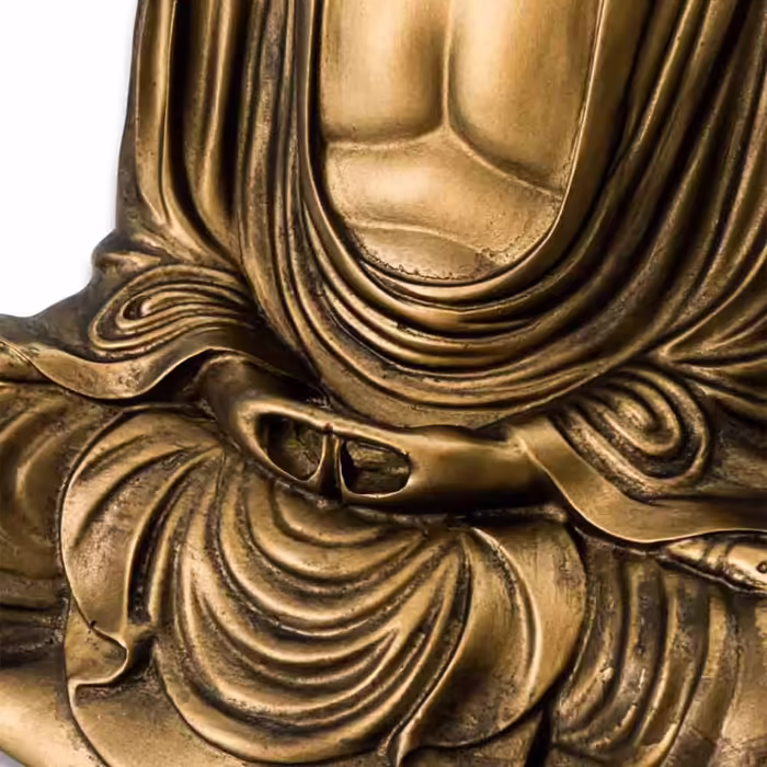 Buddha szobrok - Buddha szobor - Japán - Bronzszínű - 22 cm  Ez a gyönyörű Buddha-szobor meditációs pózban nyugalmat és békét sugároz. A 