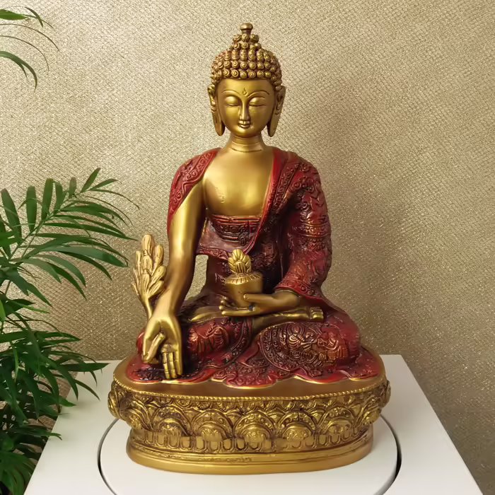 Buddha szobrok - Gyógyító Buddha - 30 cm   