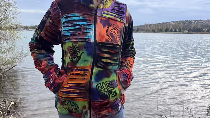 Női öltözetek - Nepáli Unisex pulóver - Színes  A Nep&aacute;li unisex pul&oacute;ver &ndash; sz&iacute;nes,puha tapint&aac