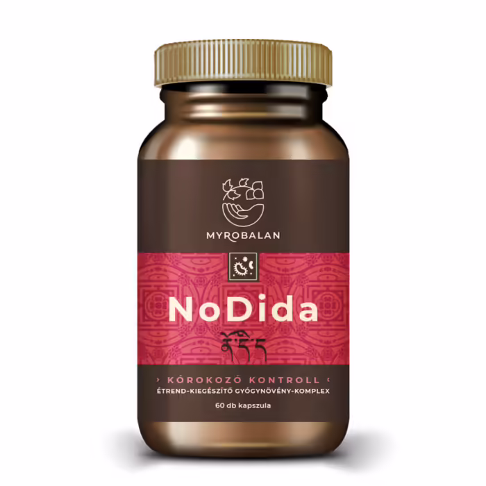 Myrobalan gyógykészítmények - NoDida Candida, gombák és élősködők elleni gyógynövény-komplex A gyógynövény-komplex 100%-ig természetes Candida, gombák és más élősködők  