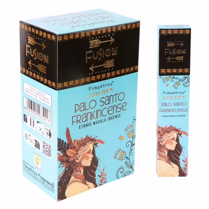 Golden Nag Füstölő - Golden Fusion Palo Santo & Frankincense masala füstölő   
