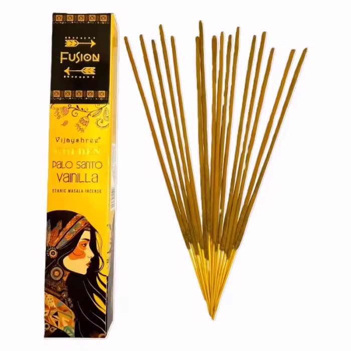 Golden Nag Füstölő - Golden Fusion Palo Santo & Vanilla masala füstölő   