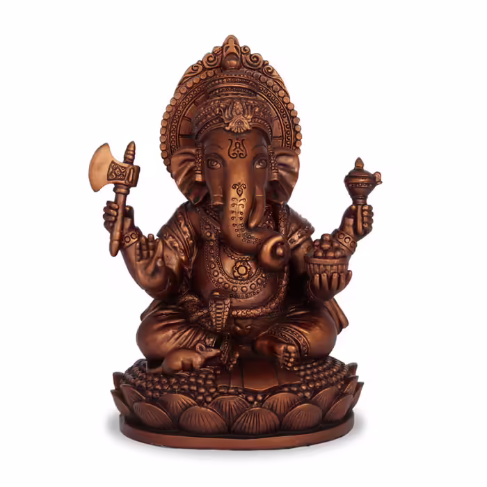 Ganésa szobrok - Ganésa - 17 cm  Ganesha, m&aacute;s n&eacute;ven Ganapati, a b&ouml;lcsess&eacute;g &eacute 