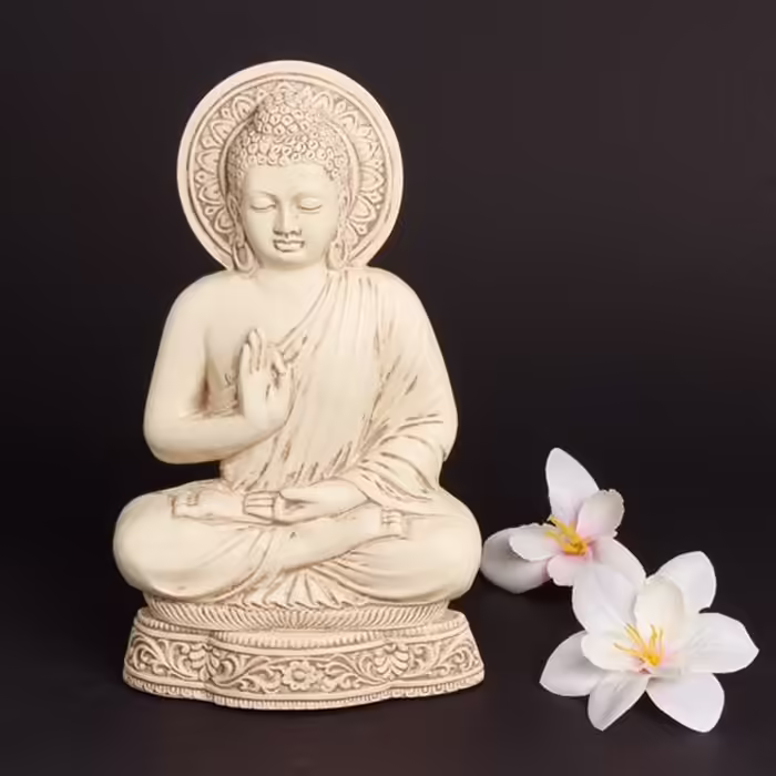 Buddha szobrok - Buddha dombormű - 23 cm  <strong id="isPasted">Buddha tanításainak továbbadása.&nbsp;</strong>Buddha 
